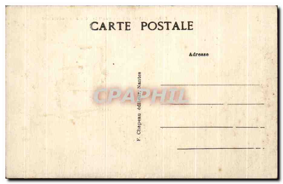 CPA Pornic (Loire Inf) Devant la Cote a la Noeveillard Bateaux — Back