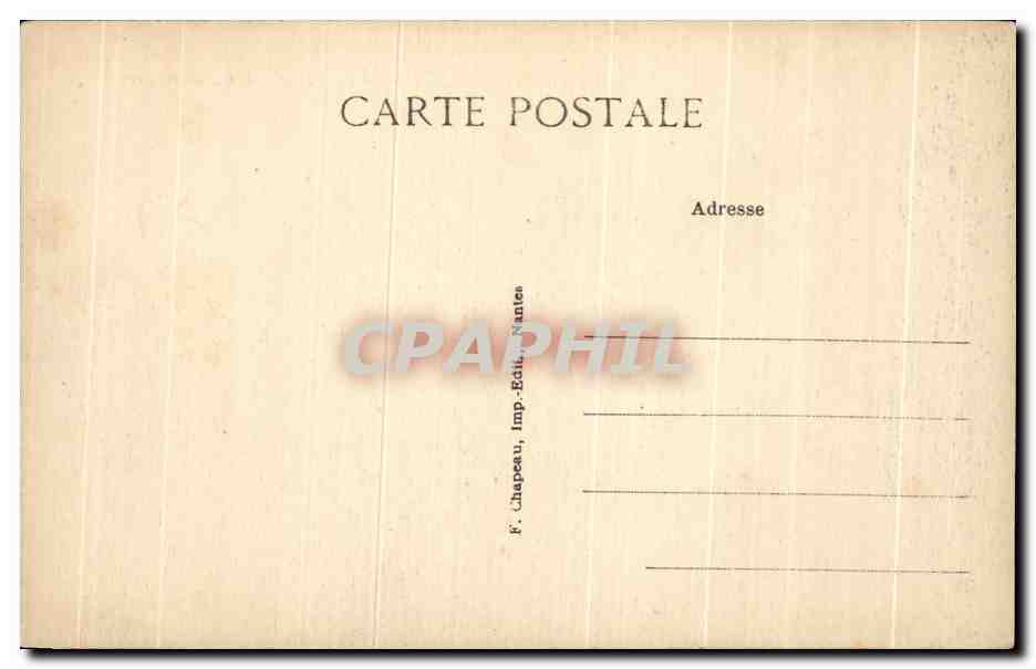 CPA Ste Marie sur Mer (Loire Inf) La Cote a Maree Haute — Rückseite