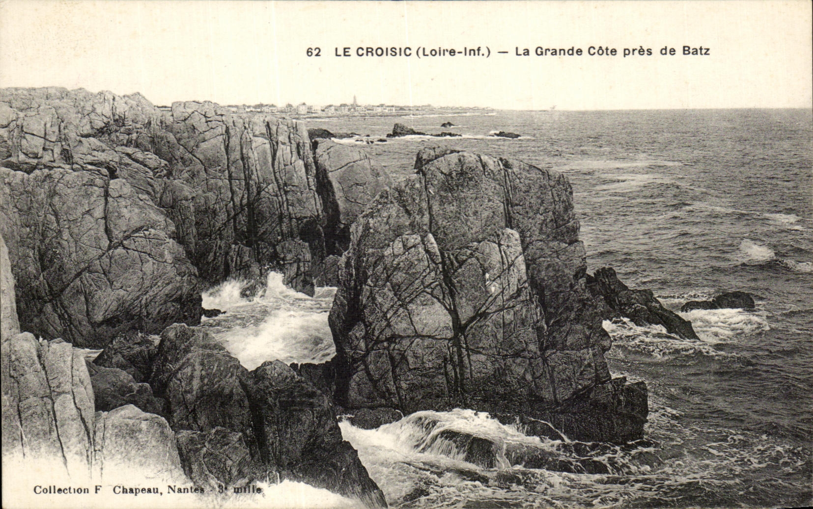 CPA Le Croisic La Grande Cote Pres de Batz