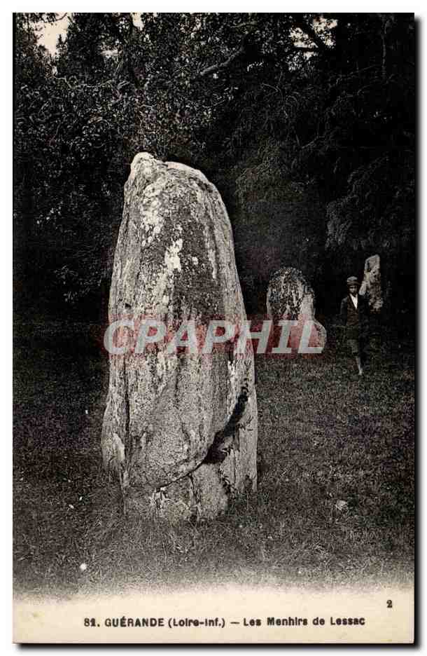 CPA Guerande Les Menhirs de Lessac Dolmen 