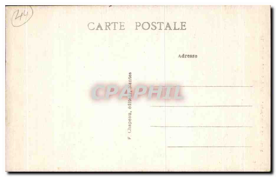 CPA Guerande Les Menhirs de Lessac Dolmen  — Back