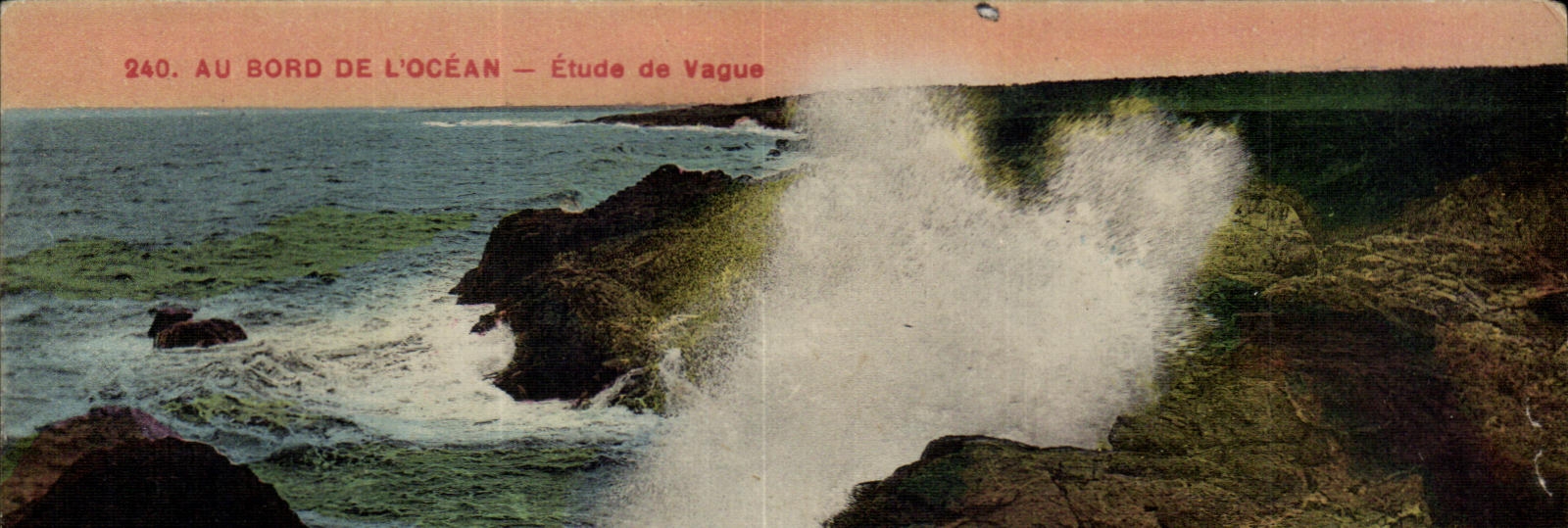 CPA Au Bord De L Ocean Etude de Vagues