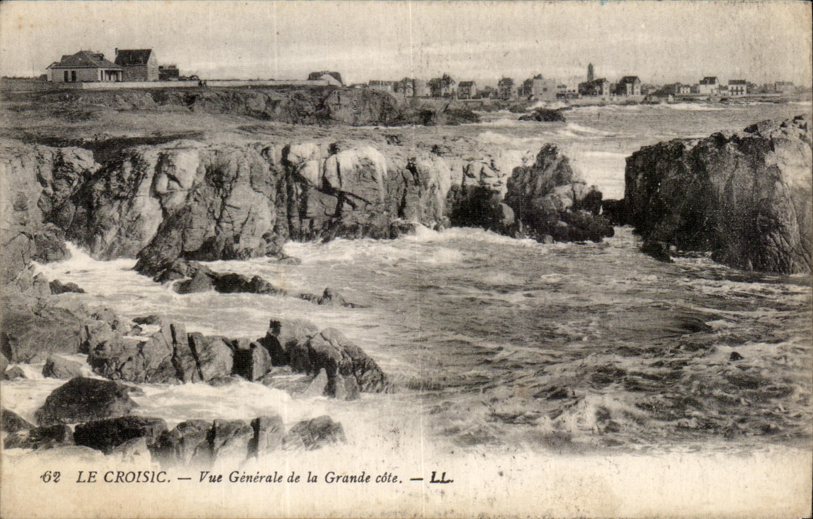 CPA La Croisic Vue Generale de la Grande Cote