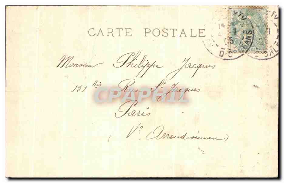 CPA Salon Dameron Le Coin des Lavenuses a Montbard — Rückseite