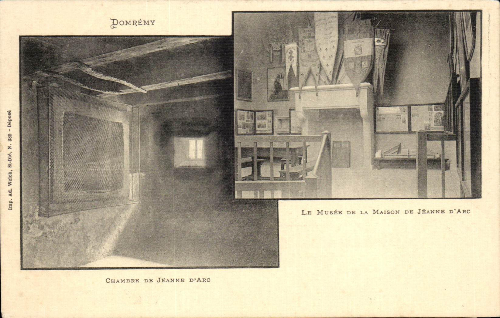 CPA Domremy Chambre de Jeanne d arc Musee de la maison 