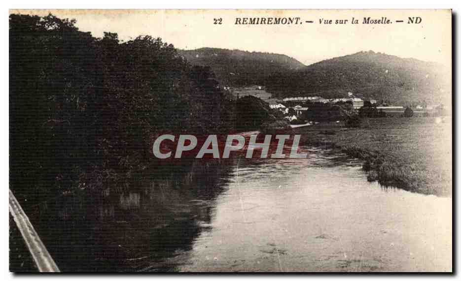 Remiremont — Vista sobre la Mosela — ND