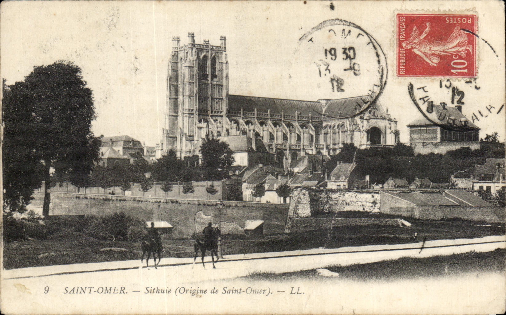CPA Saint Omer Sithuie Cheval Horse