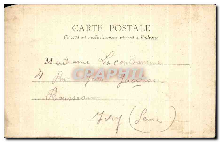 CPA Pont du Vic Enfants a la peche  — Rückseite