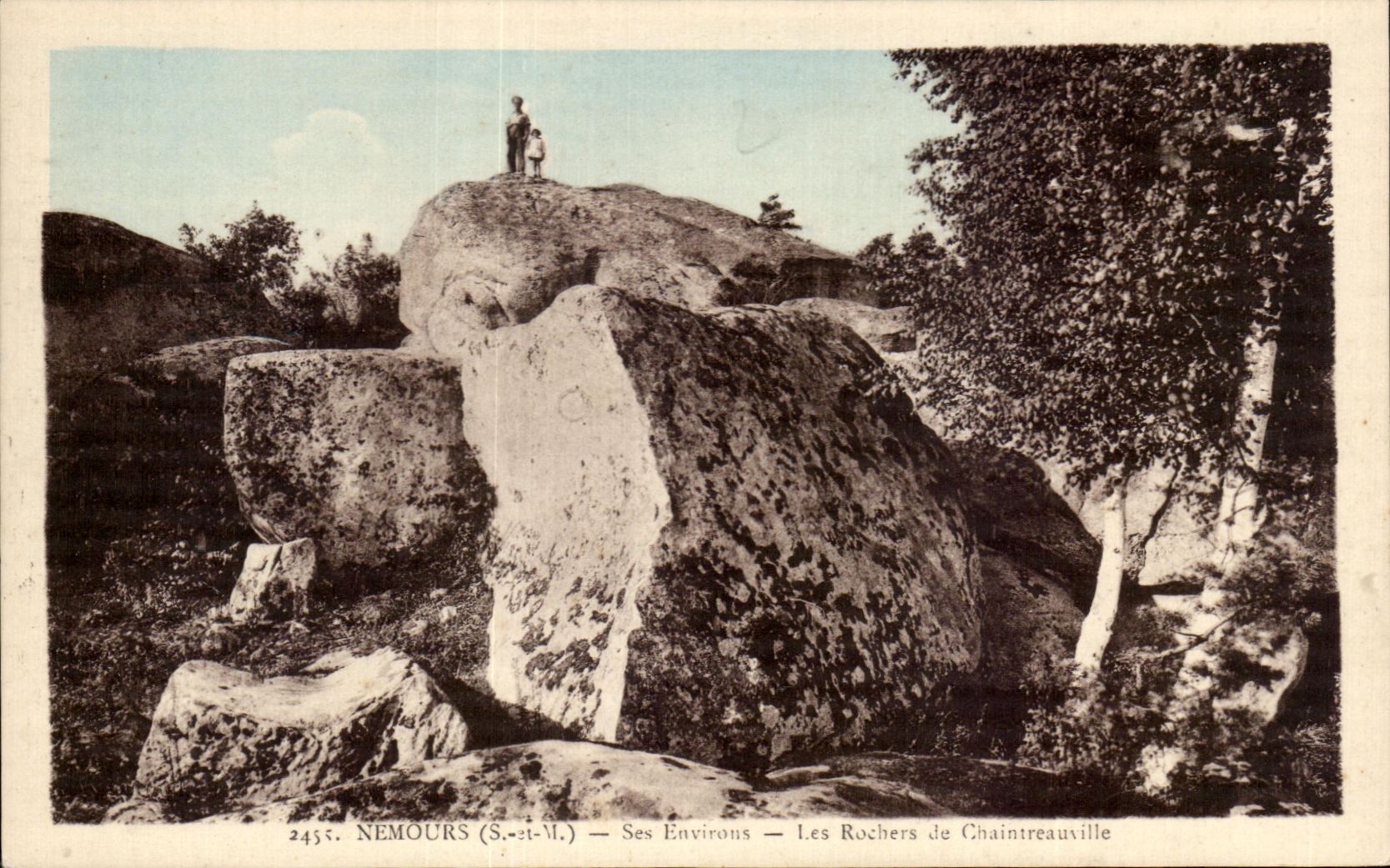 CPA Nemours Ses Eavirons Les Rochers de Chaintreauville