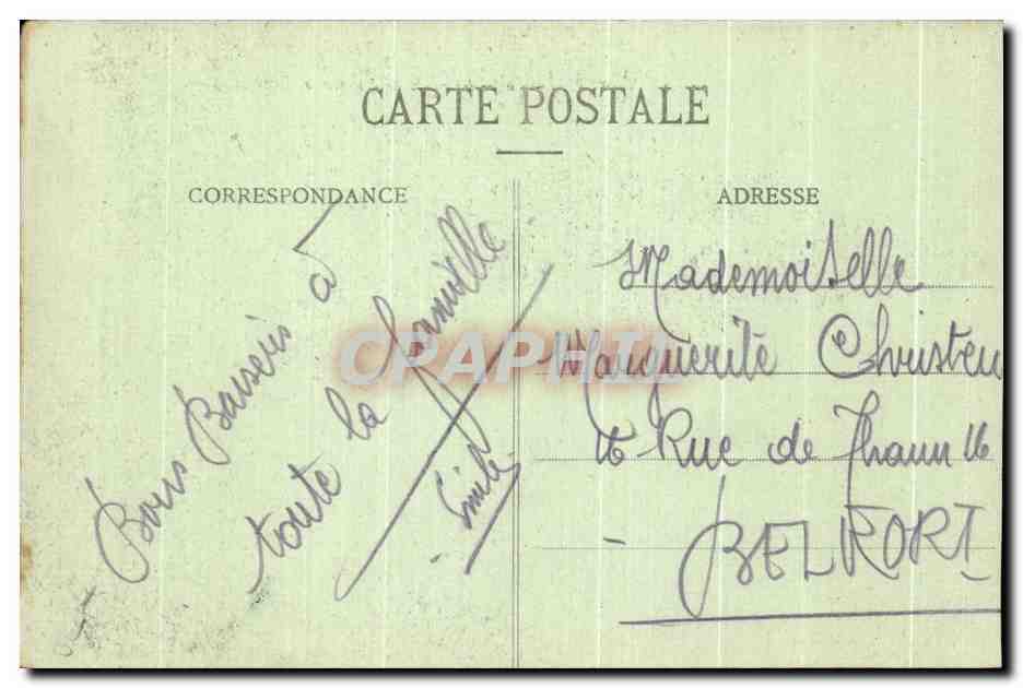 CPA Environs de Dunkerque Le sanatorium de Zuydcoote  — Rückseite