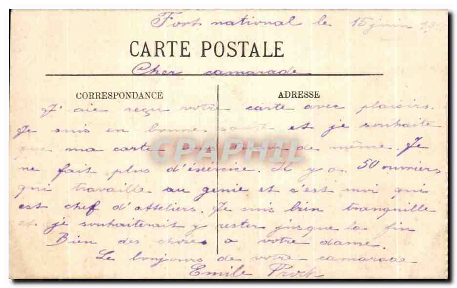 Agmoune — Fort-National — LL. — n°8 — Rückseite