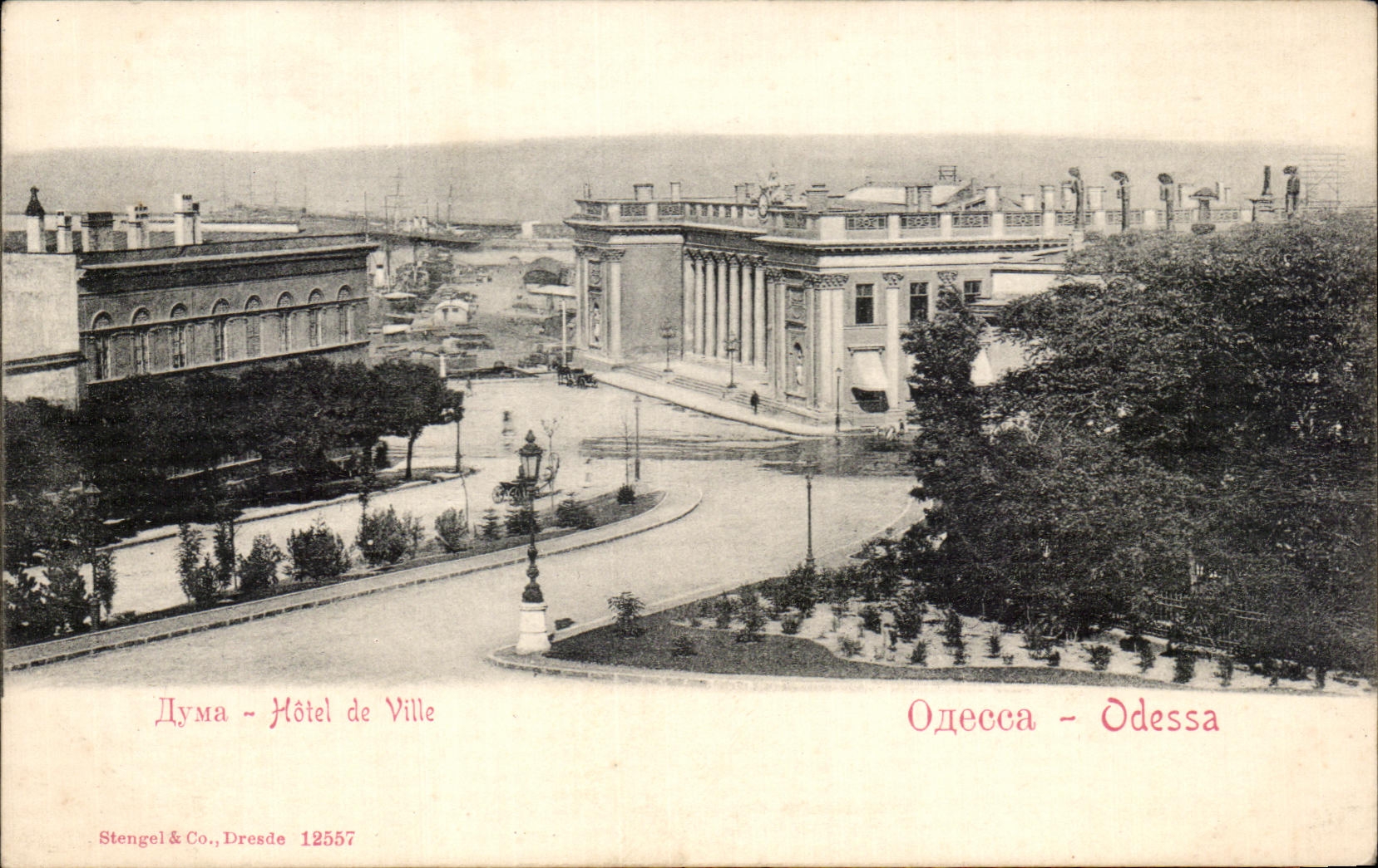 Odessa - Hôtel de Ville — vue panoramique — Stengel & Co., Dresde 12557