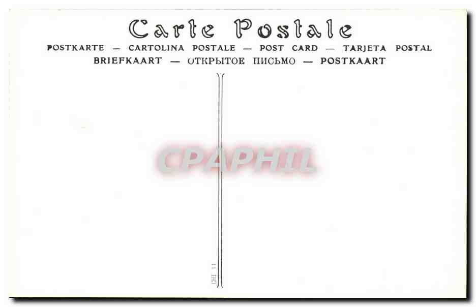 REPRO Chartres La Place Chatelet et le Cathedrale Train  — Verso