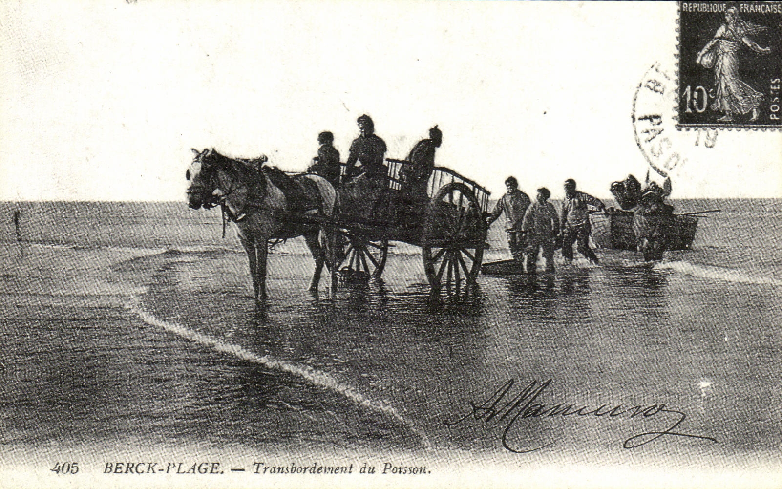 REPRO Berck Plage Transbordement du Poisson Peche