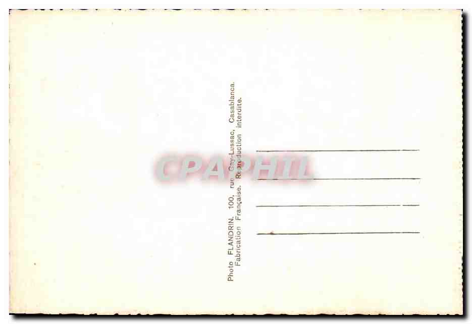 CPA Casablanca L Installation des Phosphates et le Portique a Charbon Maroc — Verso