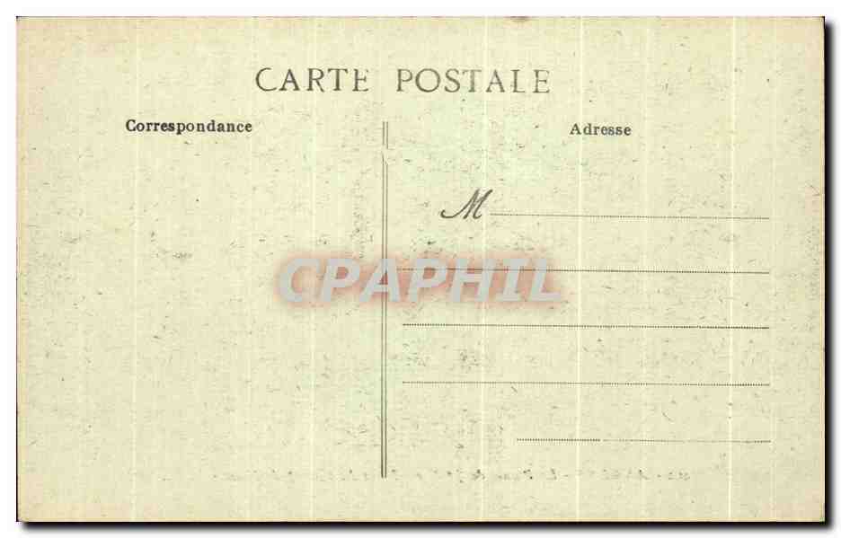 CPA Angers Le Palais de Justice Place du Champ de Mars  — Rückseite