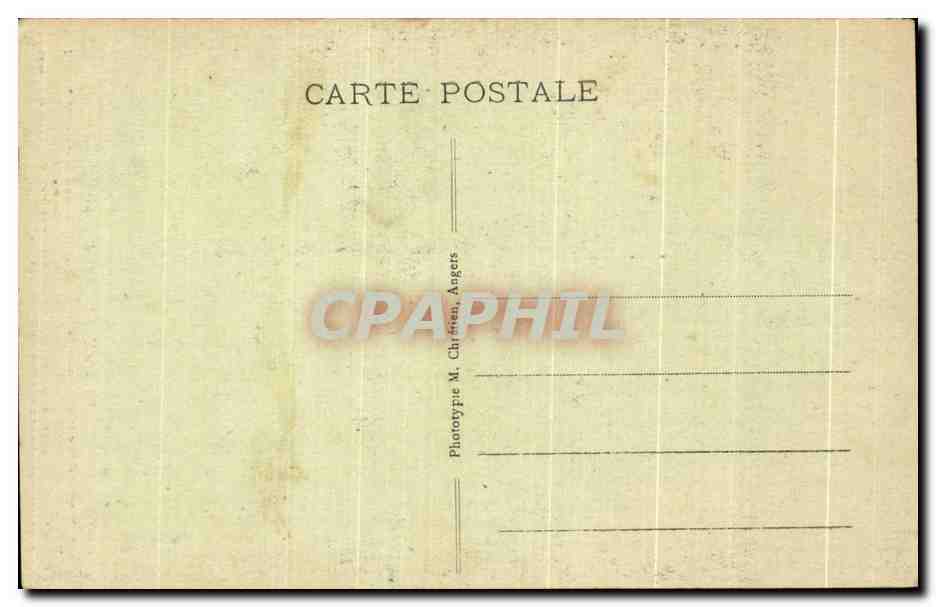 CPA Angers Monseigneur Freppel Eveque d Angers — Rückseite