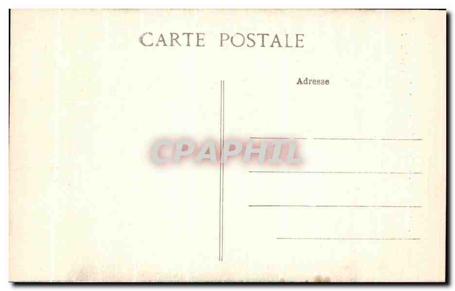 CPA Angers Le Logis Barrault grand Logis et Statue de Lenepveu — Rückseite