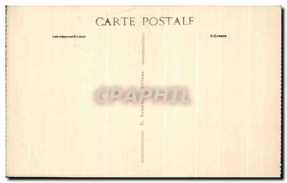CPA Orleans Pensionnat Saint Euverte Eglise Grade Nef — Verso