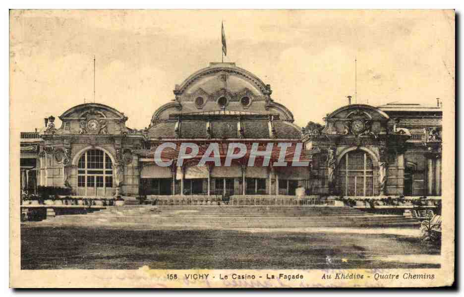 CPA Vichy Le Casino La Facade