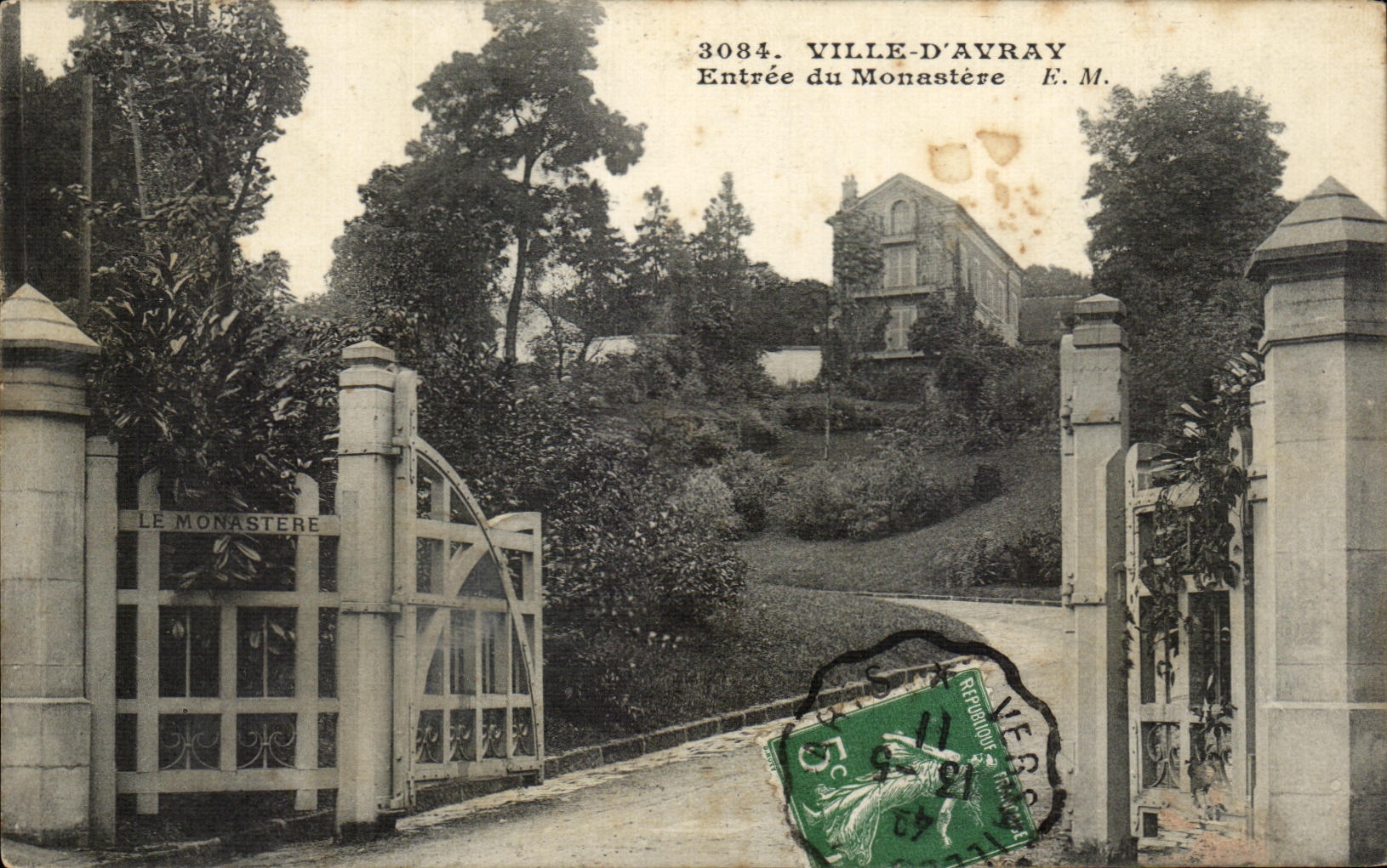 CPA Ville d Avray Entree du Monastere