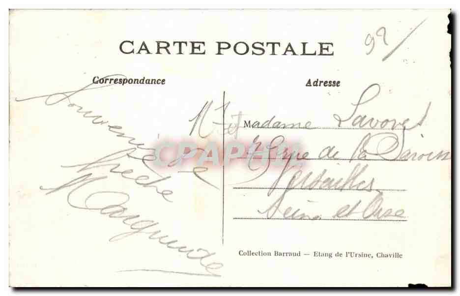 CPA Chaville Etang de l Ursine Une Peche miraculeuse Chaussure Enfant — Reverso