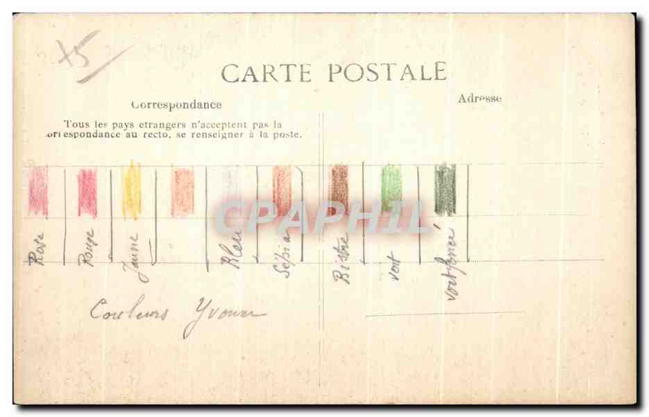 CPA Paris Buttes Chaumont Le Belvedere Enfants — Rückseite