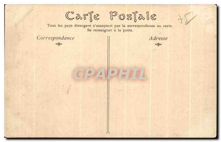 CPA Panorama de Paris Vue sur la Seine et Passy prise en aval de la Tour Eiffet — Verso