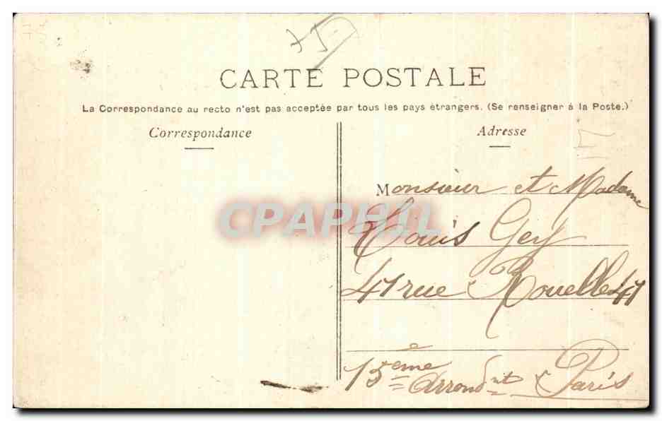 CPA Pont Marie Paris  — Rückseite