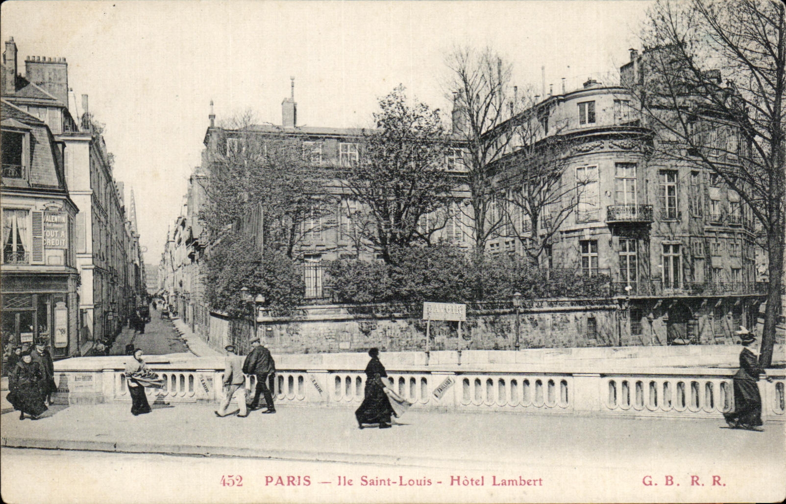 CPA Paris Ile Saint Louis Hotel Lambert