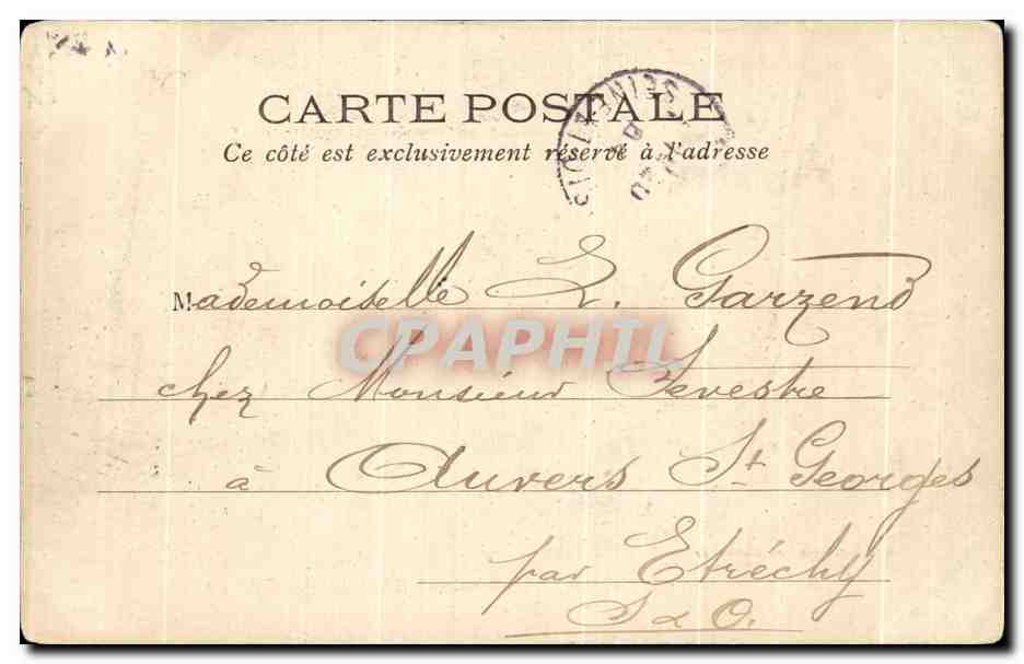 CPA La Seine a travers Paris Le Royal et la Ministere des Colonies Louvre — Rückseite