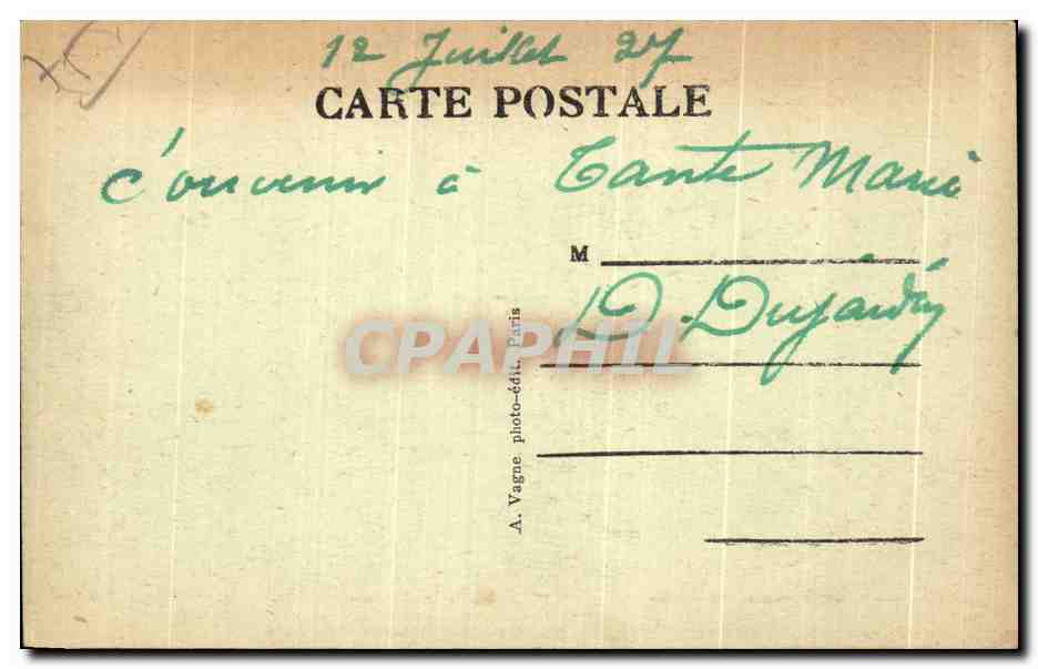 CPA Paris Pont de Le Pont de Sully Bateau — Rückseite