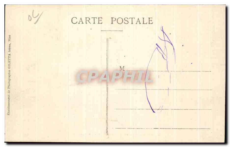 CPA Nice Vue generale Les Quais — Rückseite