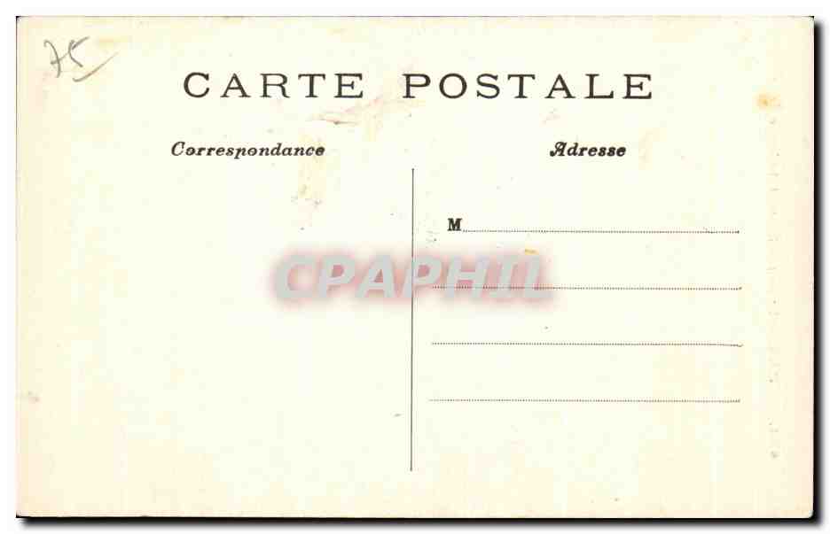 CPA Paris Eglise St Ambroise — Rückseite