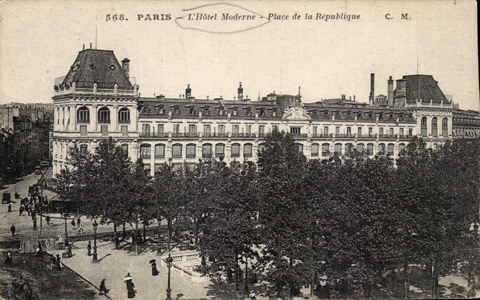 CPA Paris L Hotel Moderne Place de la Republique