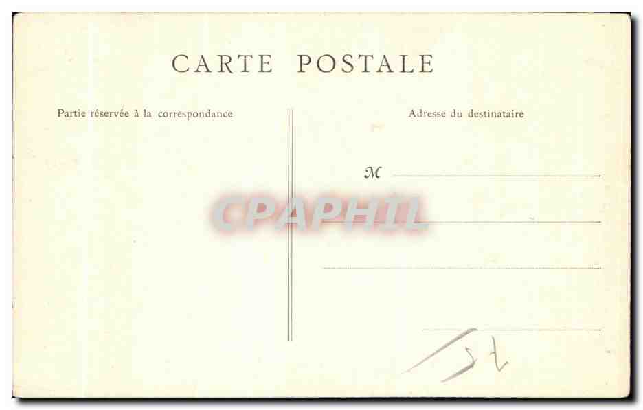 CPA Paris Eglise Saint Jean Bapliste belleville — Rückseite