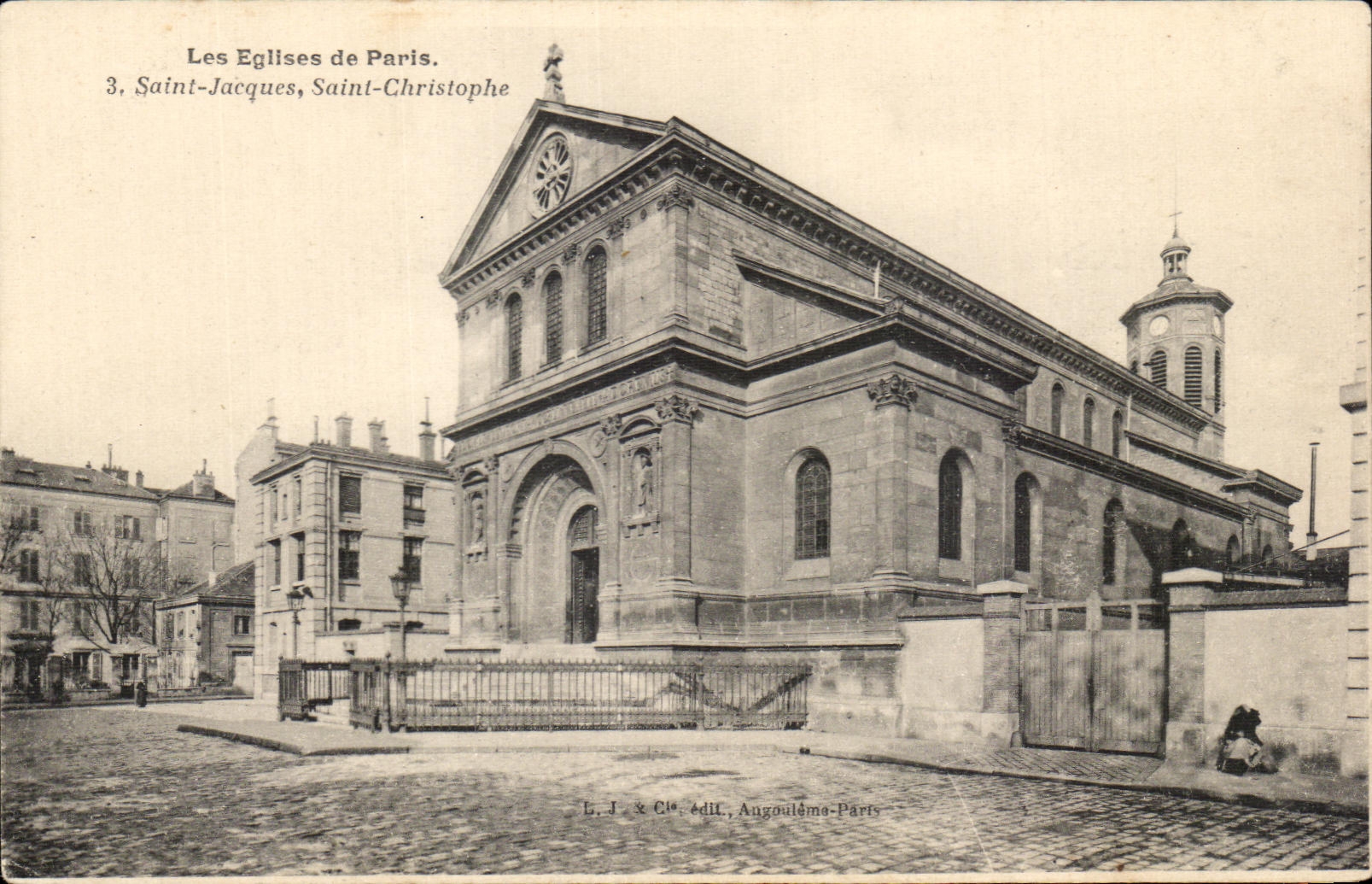 CPA Les Egllses de Paris Saint Jacques Saint Christophe