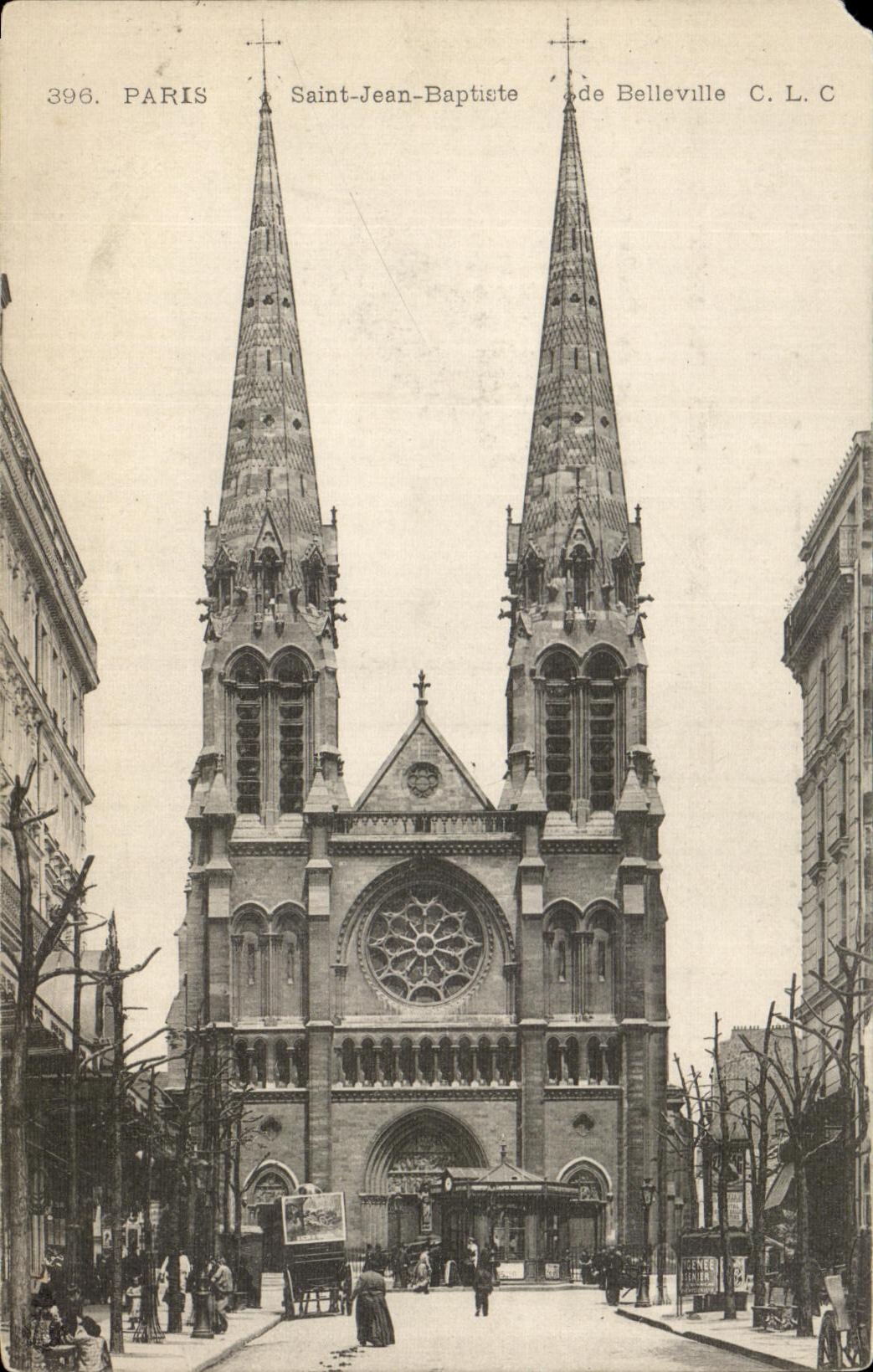 CPA Paris Saint Jean Baptiste de Belleville