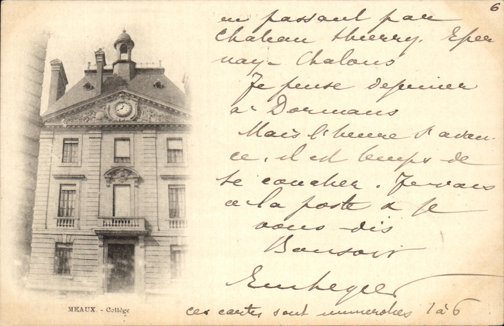 Méaux - Collège — éditeur inconnu, n° de série 6