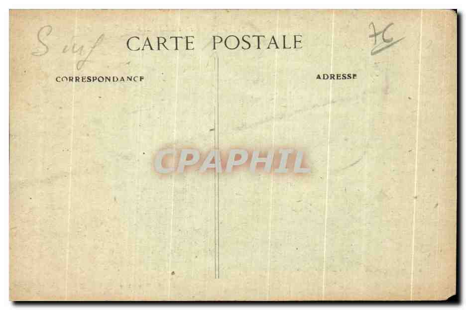 CPA Montivilliers Rue Gambetta Docks du menage — Rückseite