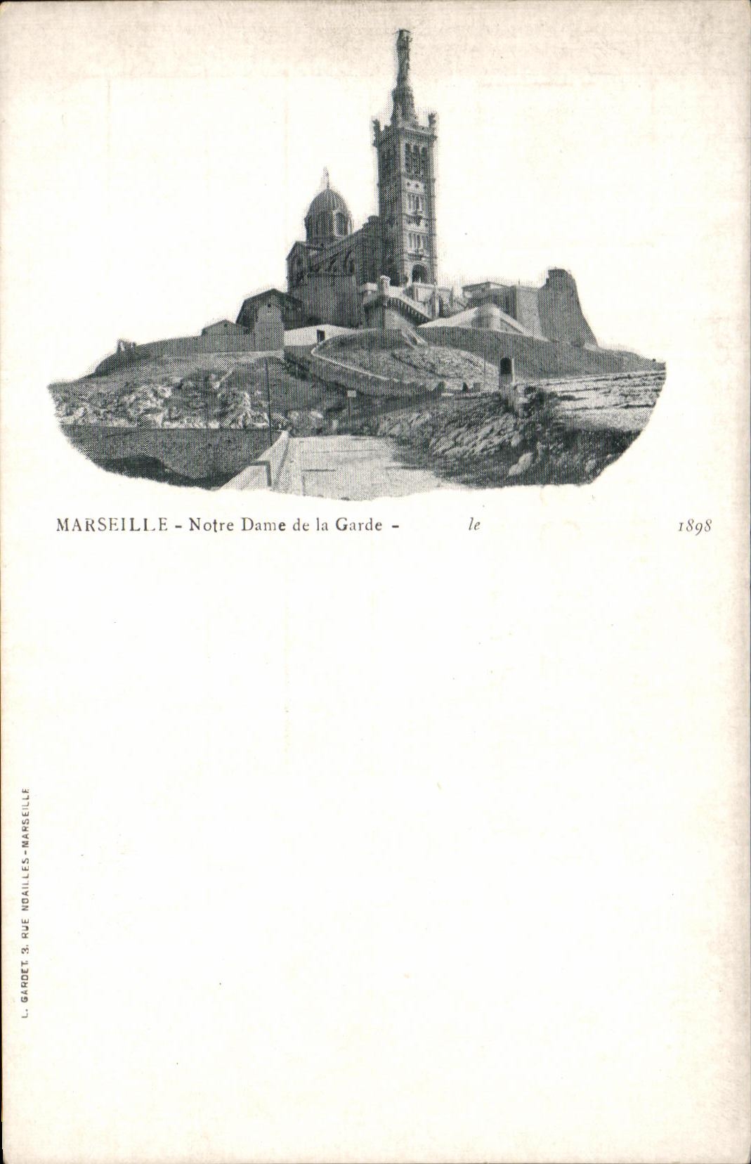 CPA Marseille Notre Dame de la Garde Carte precurseur