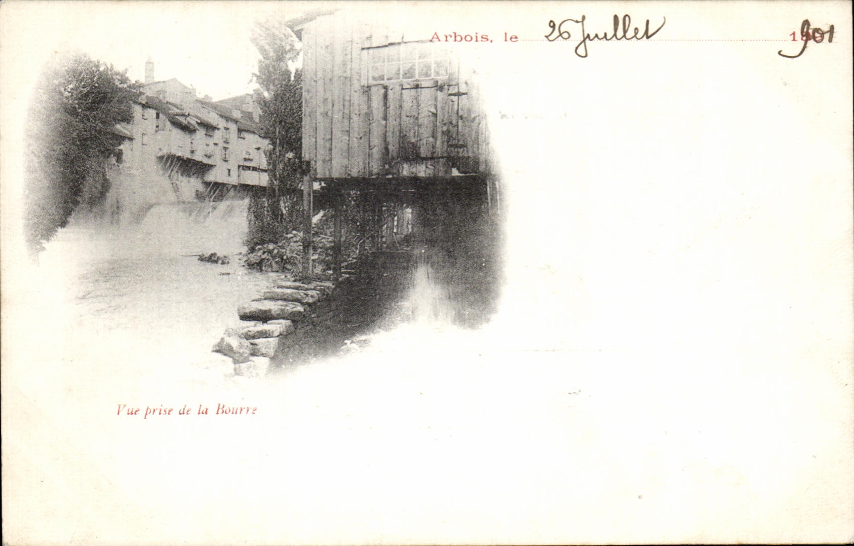 Arbois, vue prise de la Bourre — éditeur non identifié, n° de série non visible