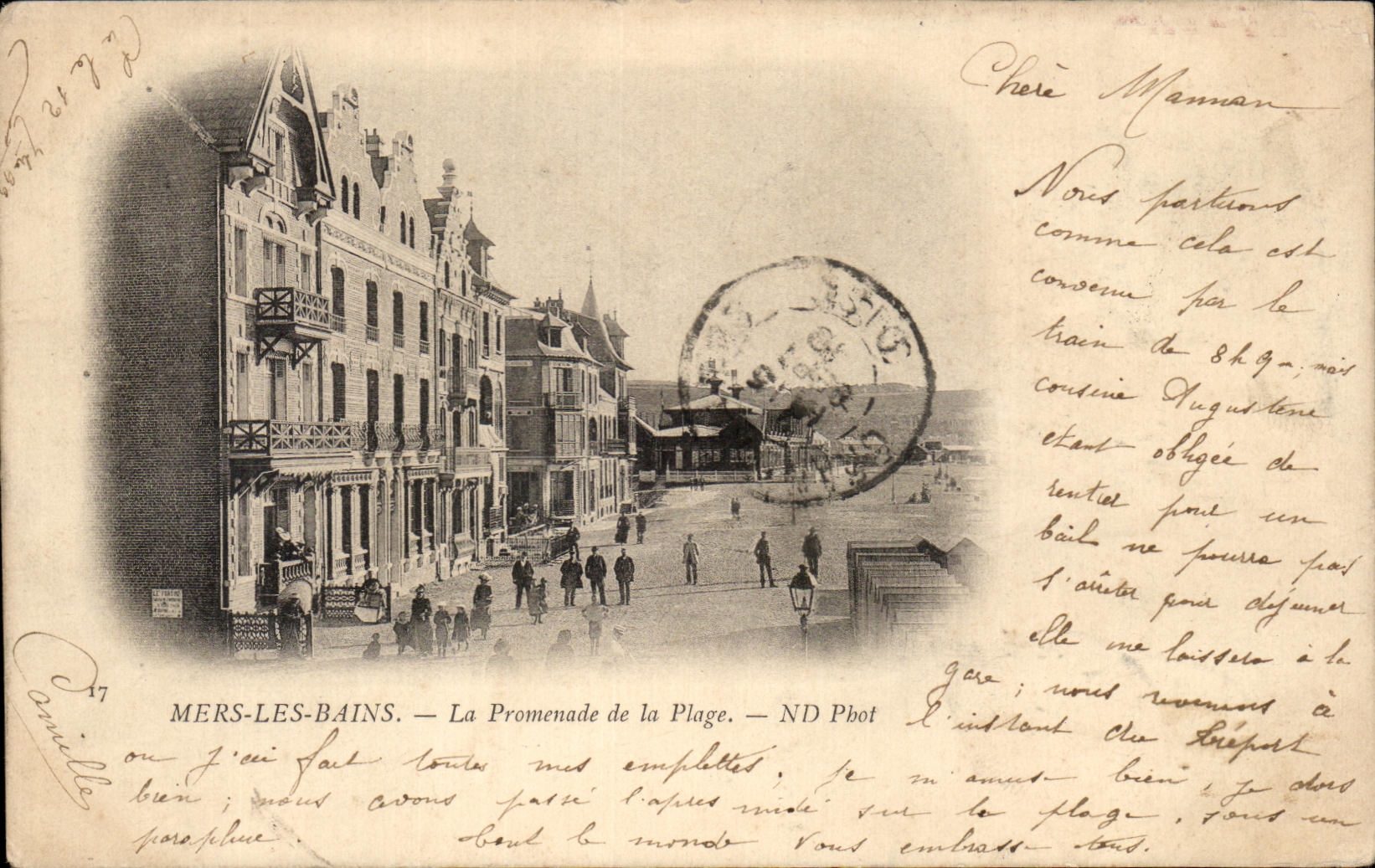 MERS-LES-BAINS — La Promenade de la Plage — ND Phot