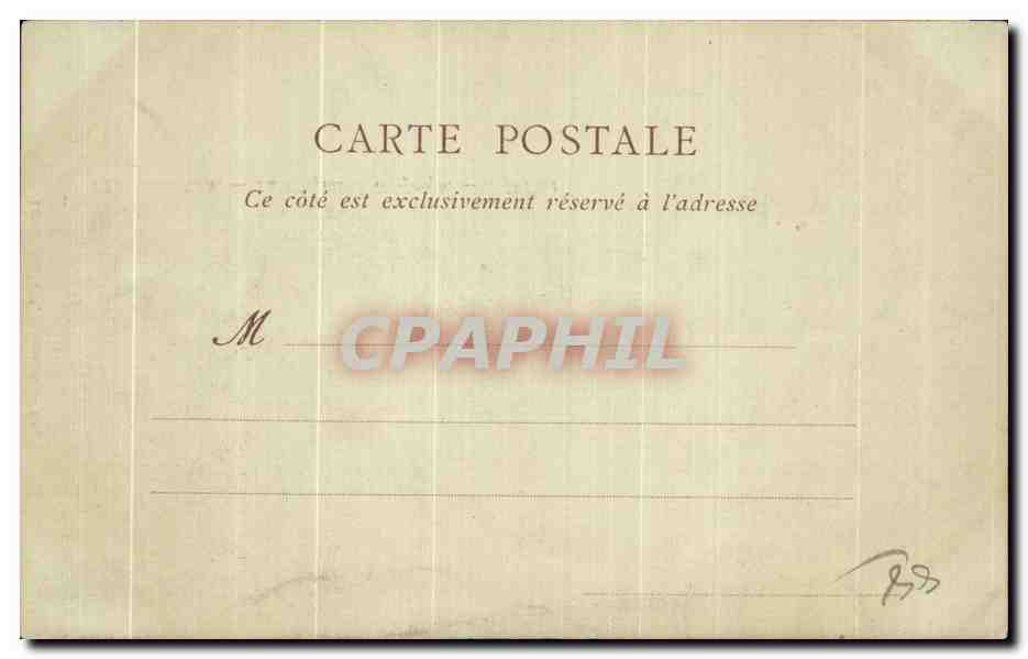 CPA Plombieres La Chapelle Saint Joseph Carte 1899 — Rückseite
