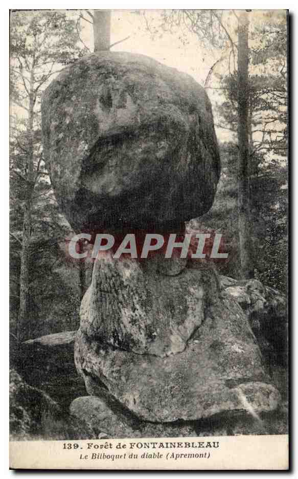 Le Bilboquet du diable — Forêt de Fontainebleau — CPAPHIL n°139