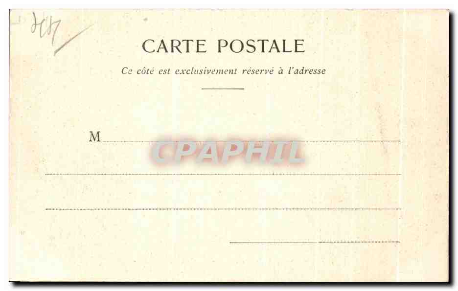CPA Le Croisic Rocher le Grand Autel — Rückseite
