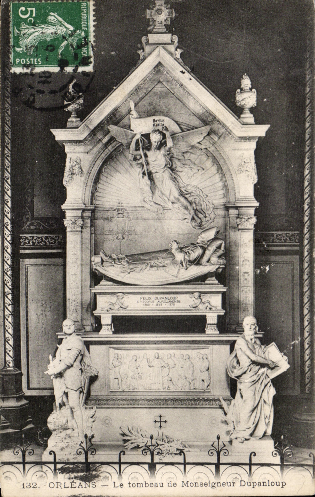 CPA Orleans Le tombeau de Monseigneur Dupanloup