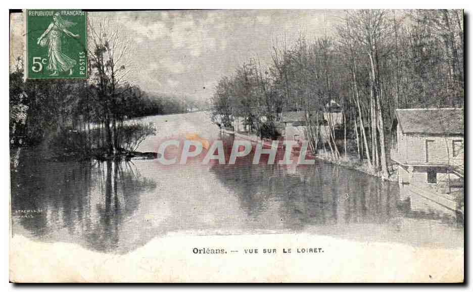 CPA Orleans Vue Sur Le Loiret