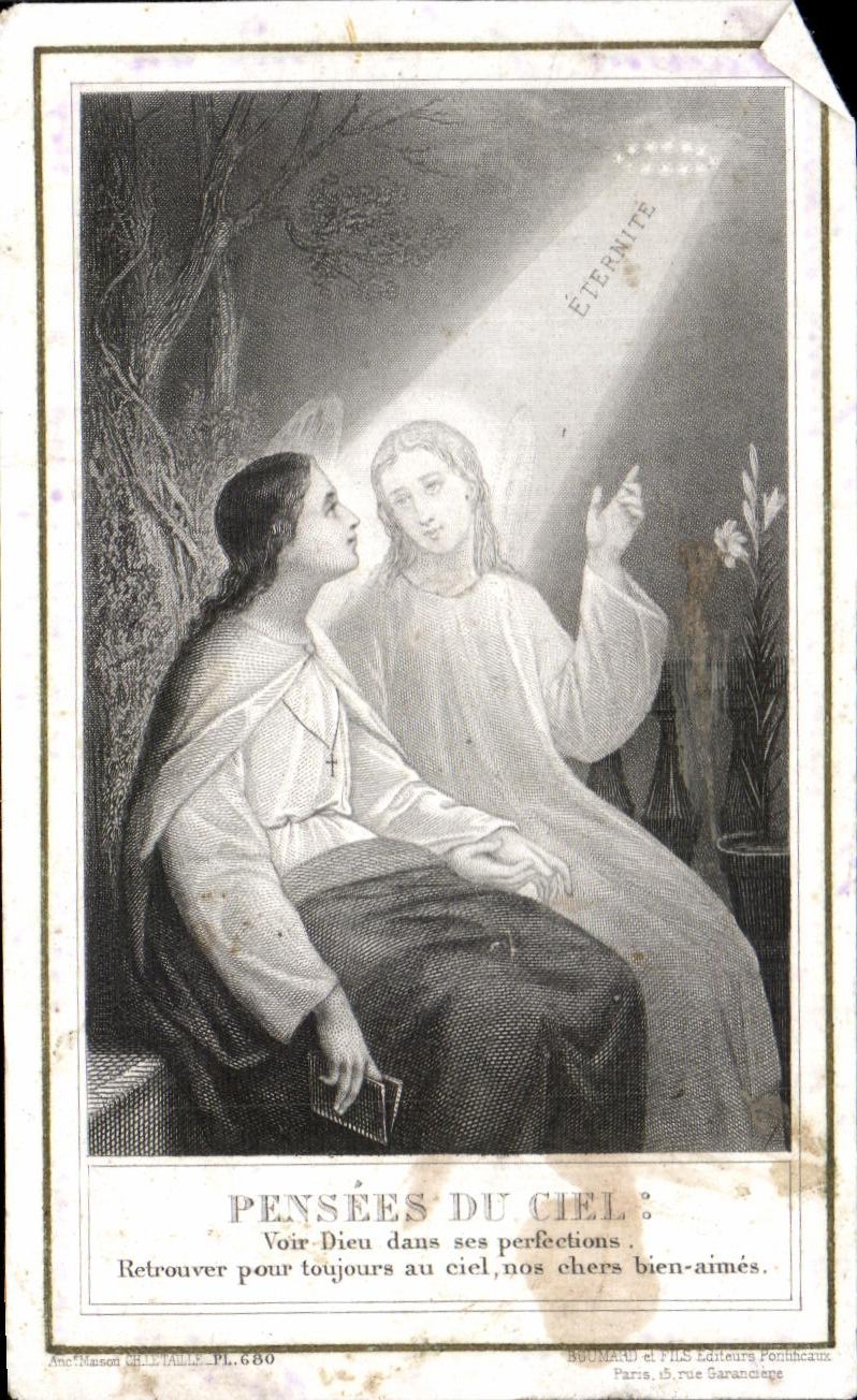 Image Pensees Du Ciel Voir Dieu dans ses perfections Ange Angel