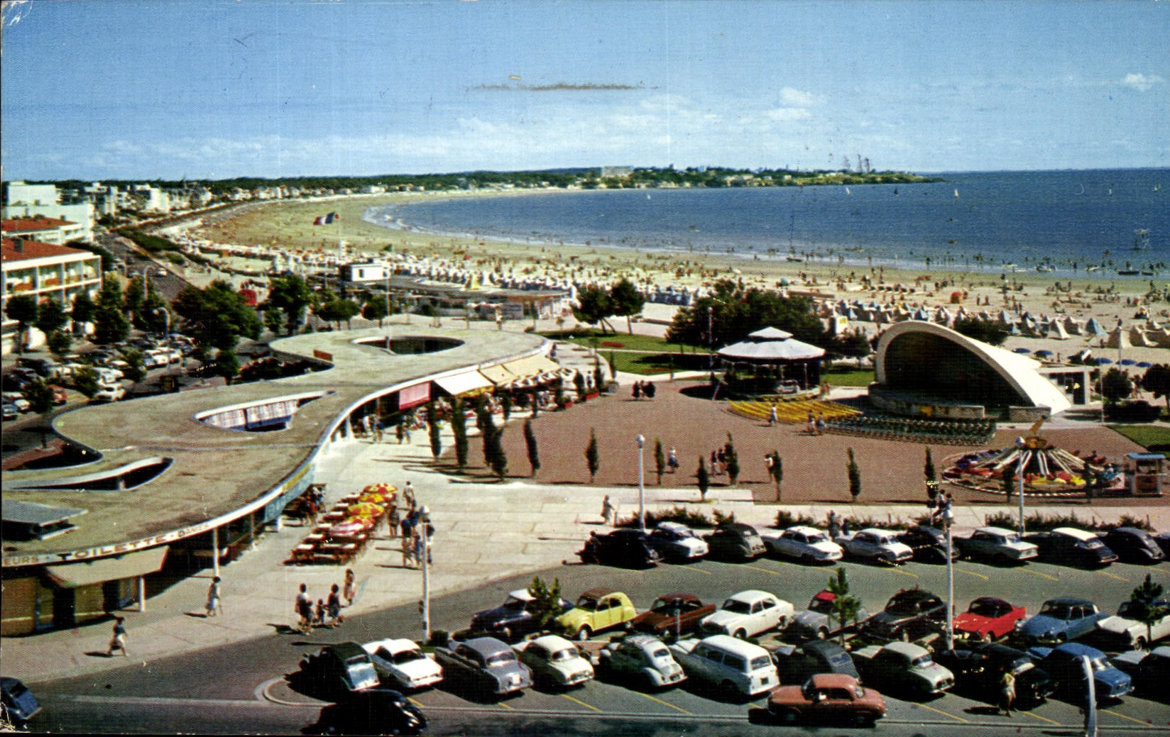 La Plage - La Pointe de Vallières - L'Audifanum — Royan, éditeur Bériaud